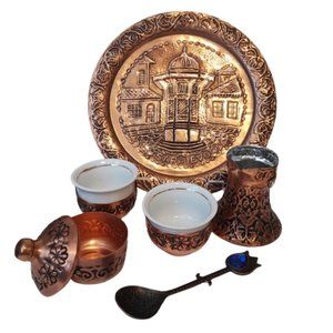 Authentic Bosnian Coffee Set Sarajevo NEW IN BOX